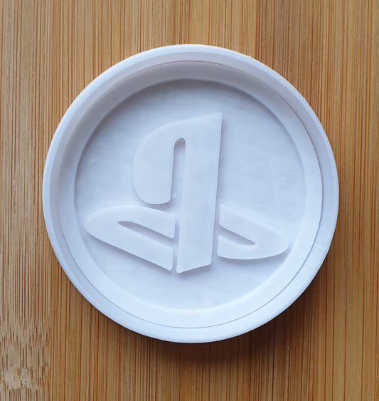 3D Printed 3 inch Unofficial PS Game Console Logo Cookie Cutter and Stamp