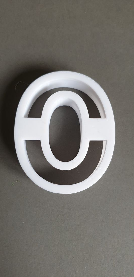 3inch 3D Printed Numbers Cookie, Biscuit, Pastry, Fondant, Clay, Icing Cutter