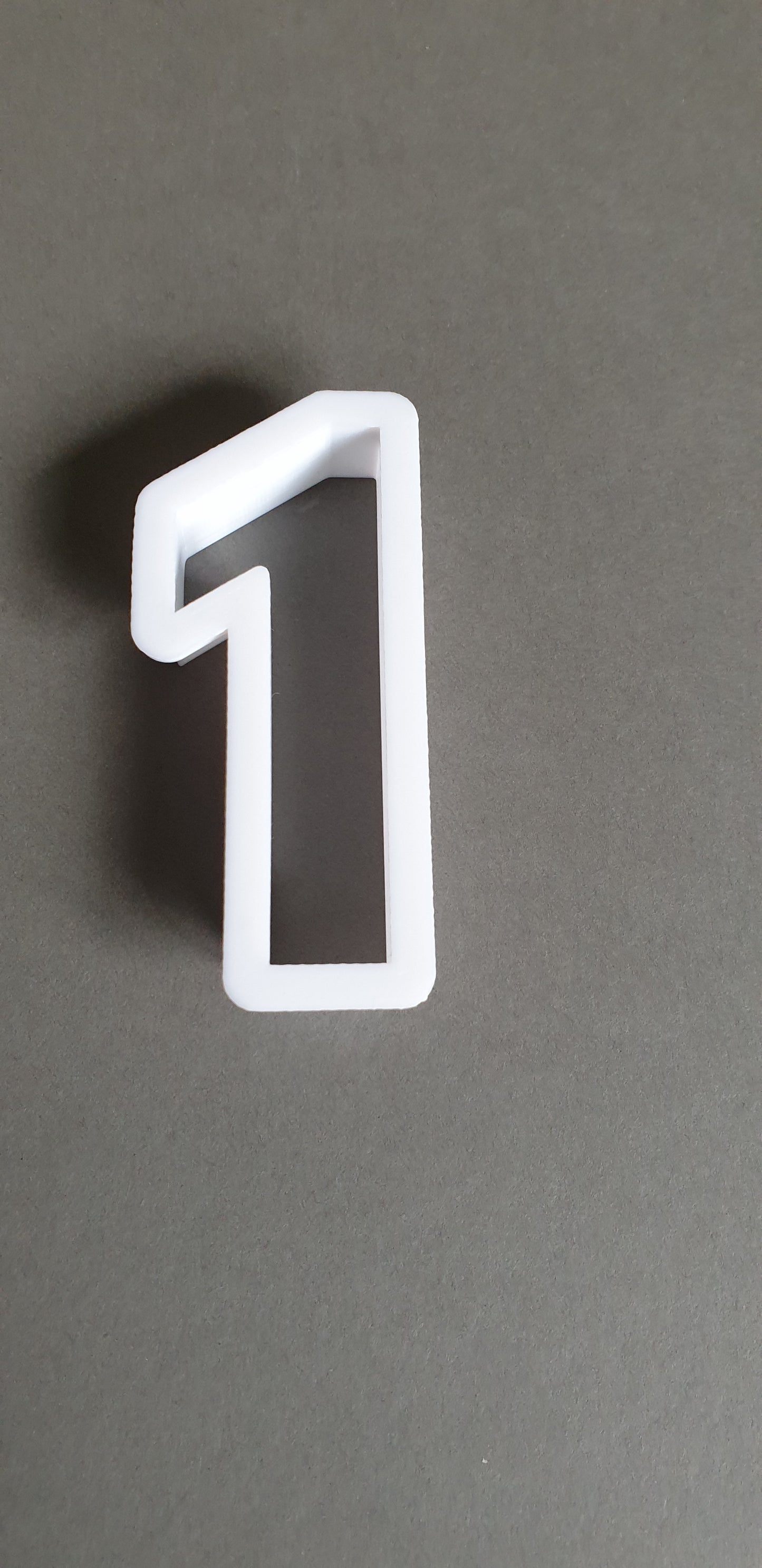 3inch 3D Printed Numbers Cookie, Biscuit, Pastry, Fondant, Clay, Icing Cutter