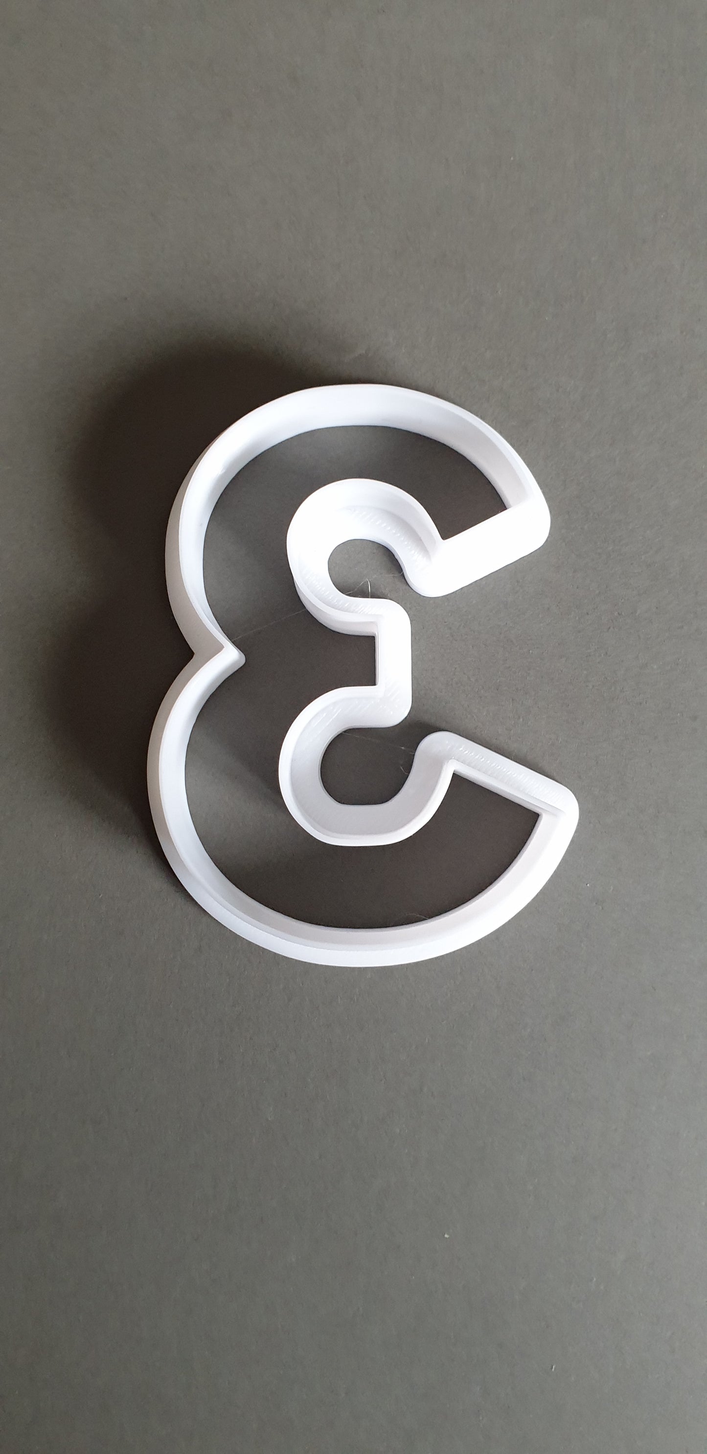 3inch 3D Printed Numbers Cookie, Biscuit, Pastry, Fondant, Clay, Icing Cutter