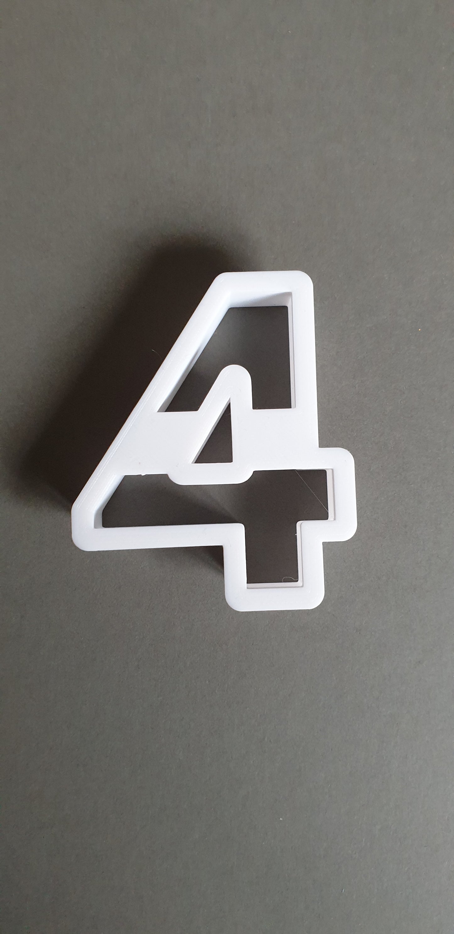 3inch 3D Printed Numbers Cookie, Biscuit, Pastry, Fondant, Clay, Icing Cutter