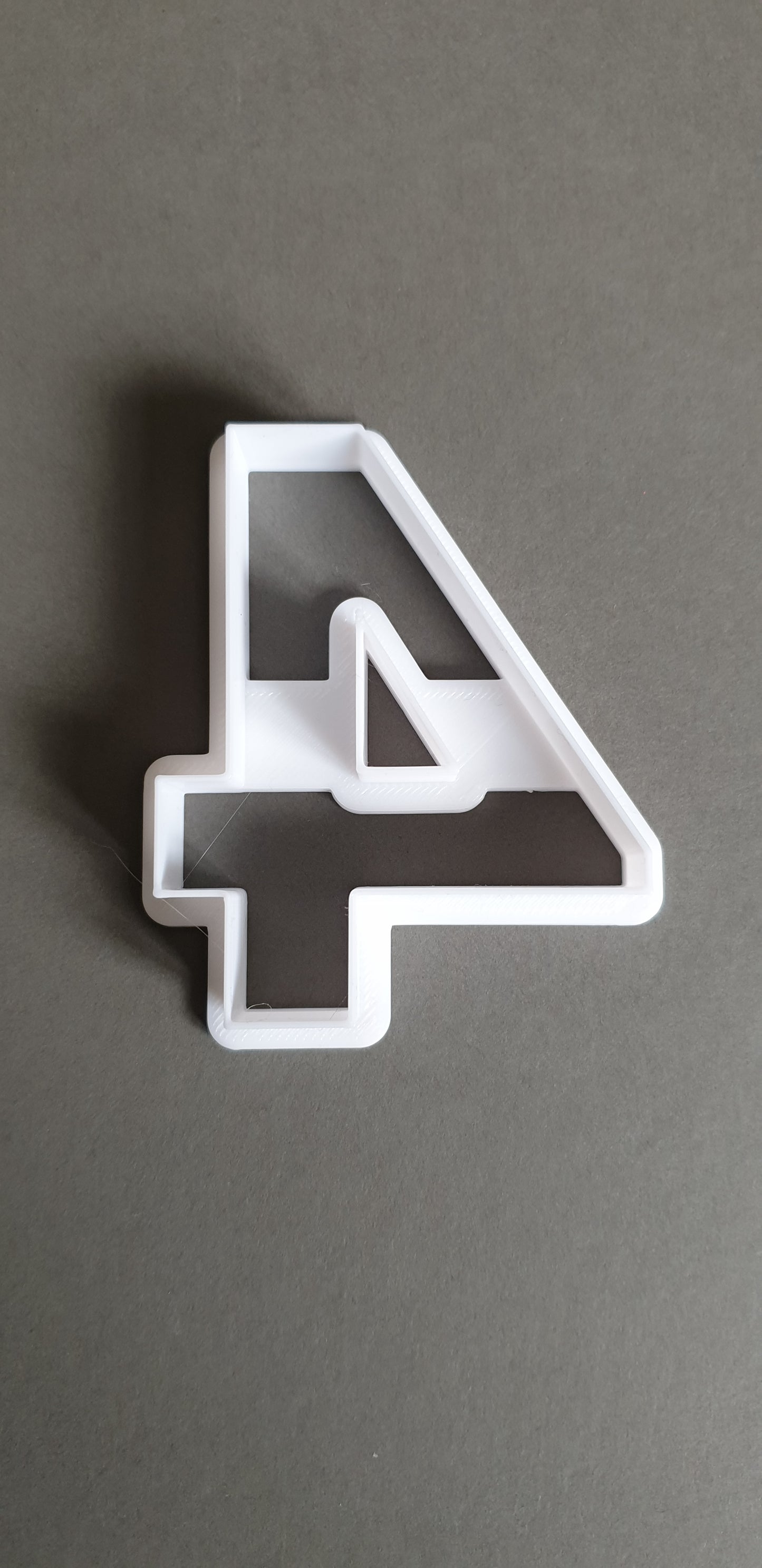 3inch 3D Printed Numbers Cookie, Biscuit, Pastry, Fondant, Clay, Icing Cutter