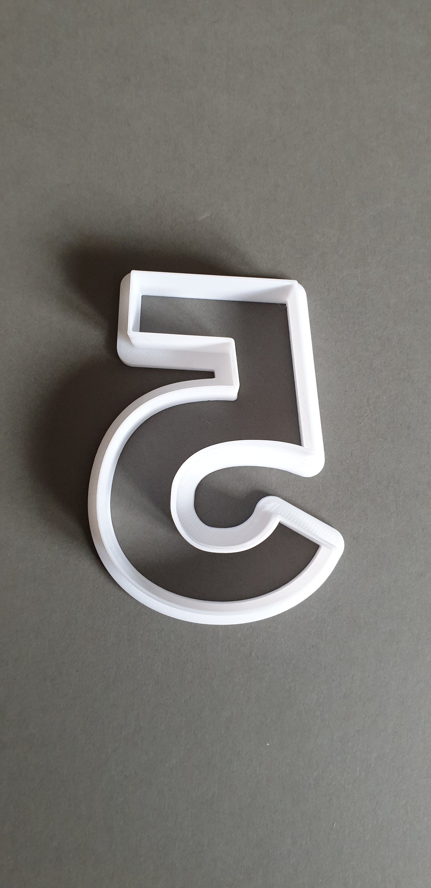 3inch 3D Printed Numbers Cookie, Biscuit, Pastry, Fondant, Clay, Icing Cutter