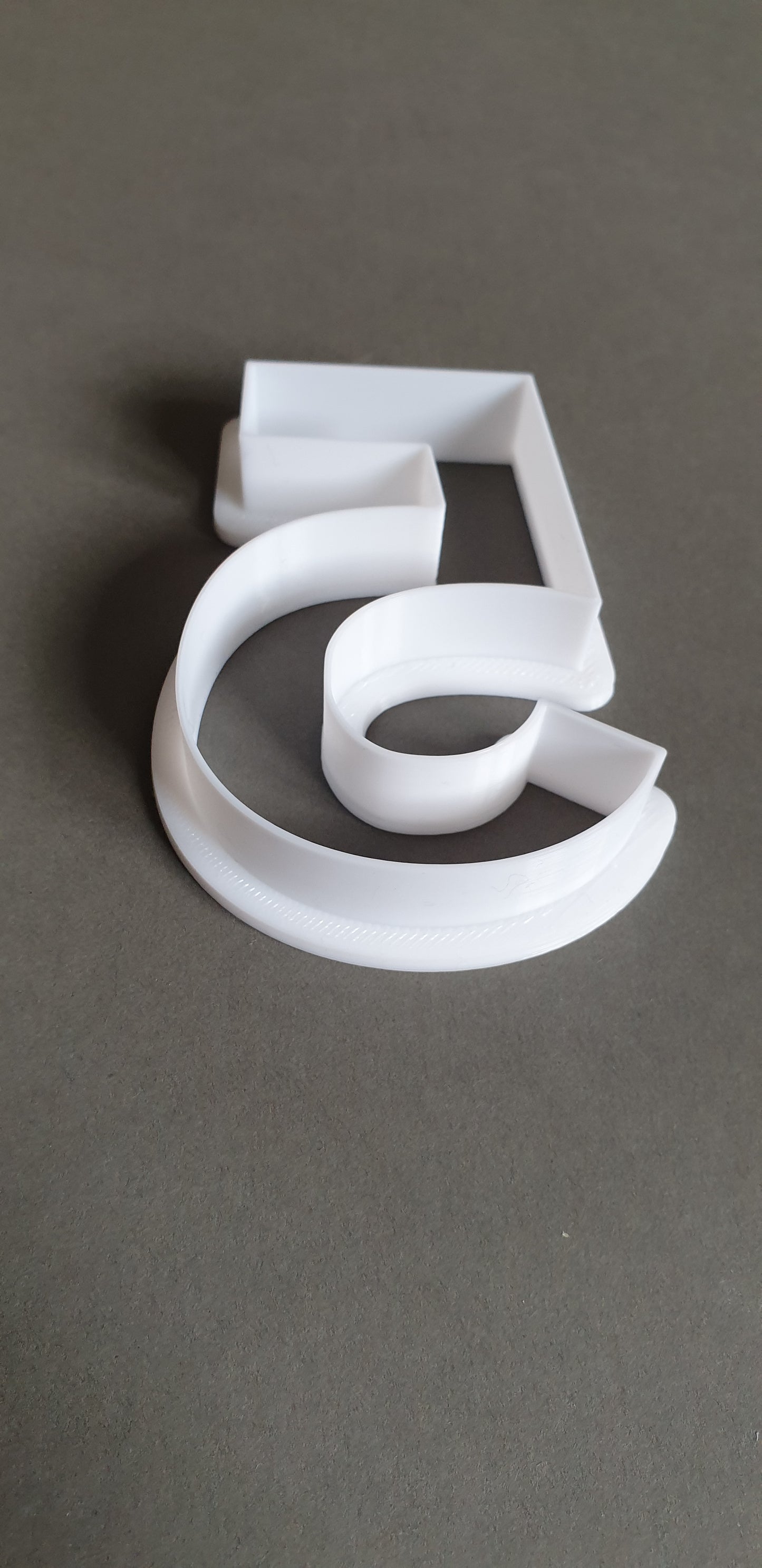 3inch 3D Printed Numbers Cookie, Biscuit, Pastry, Fondant, Clay, Icing Cutter