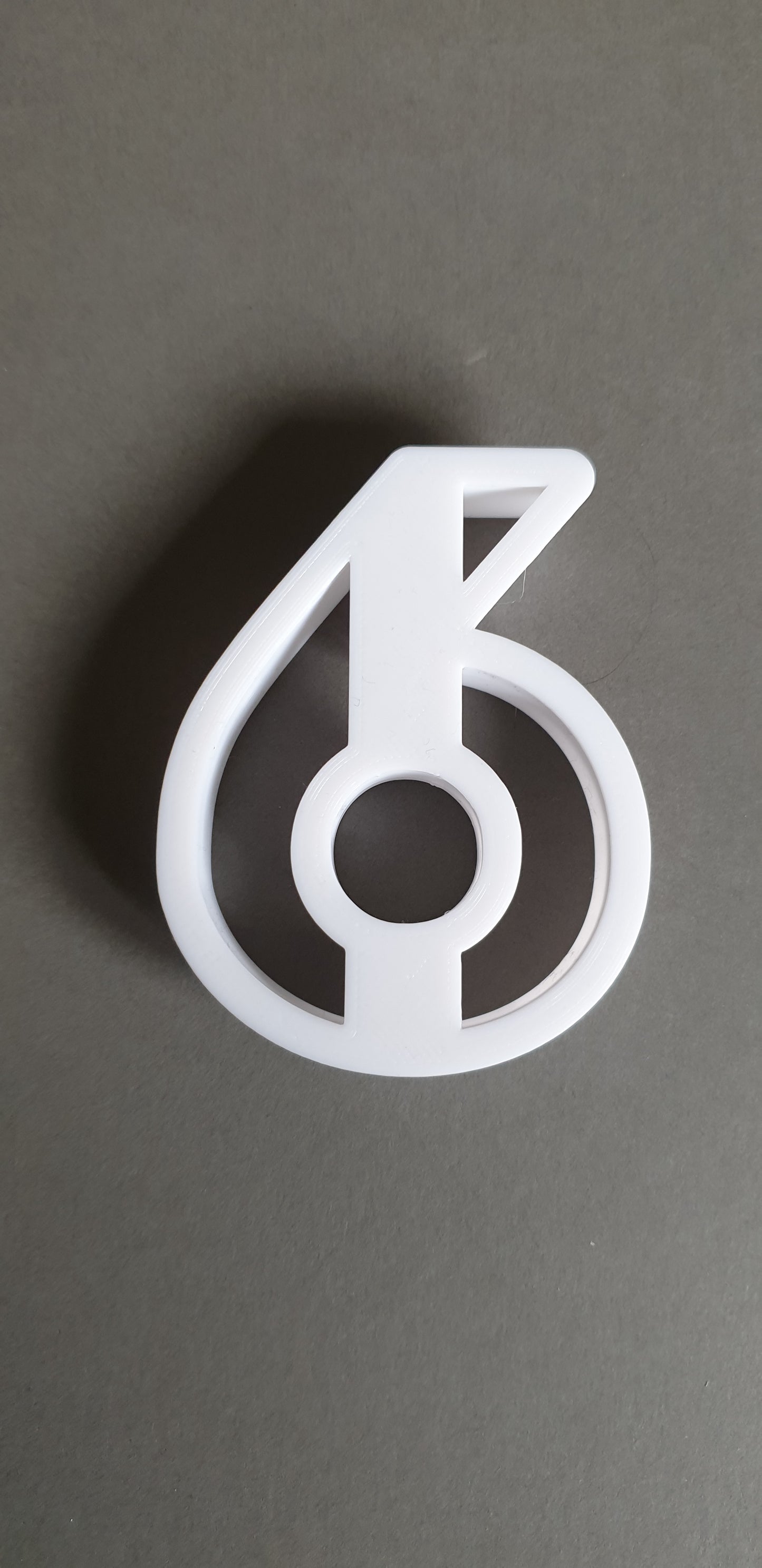 3inch 3D Printed Numbers Cookie, Biscuit, Pastry, Fondant, Clay, Icing Cutter