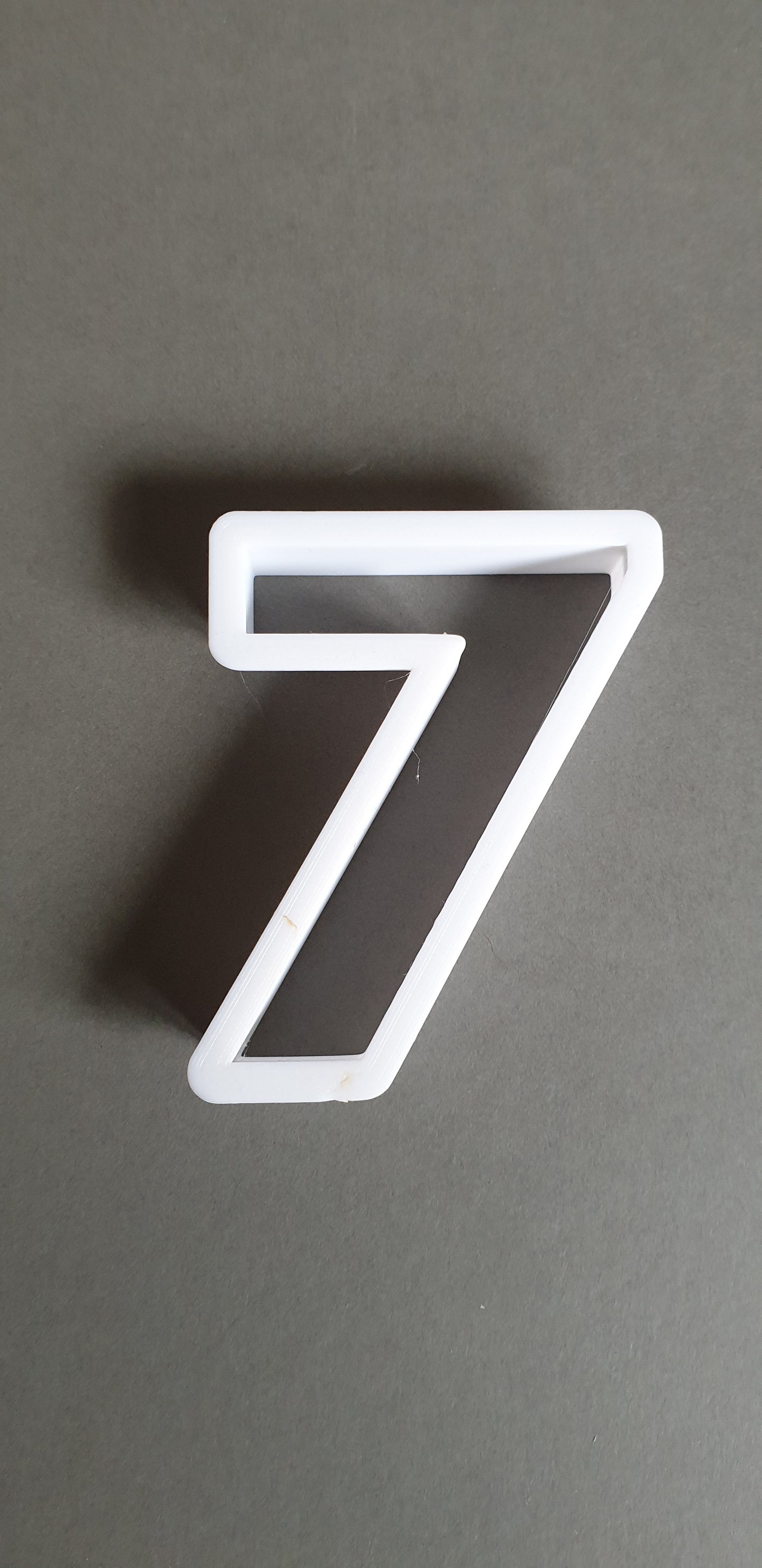 3inch 3D Printed Numbers Cookie, Biscuit, Pastry, Fondant, Clay, Icing Cutter