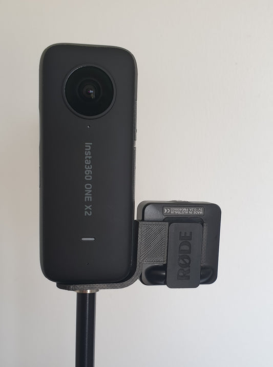 Black 3D Printed Rode Wireless Go Cold Shoe