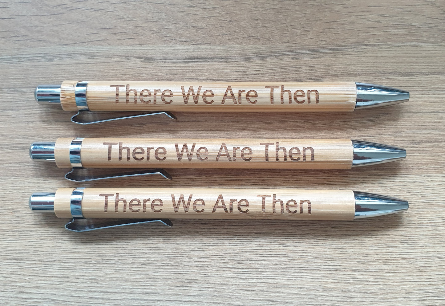 Laser Engraved Bamboo Pens